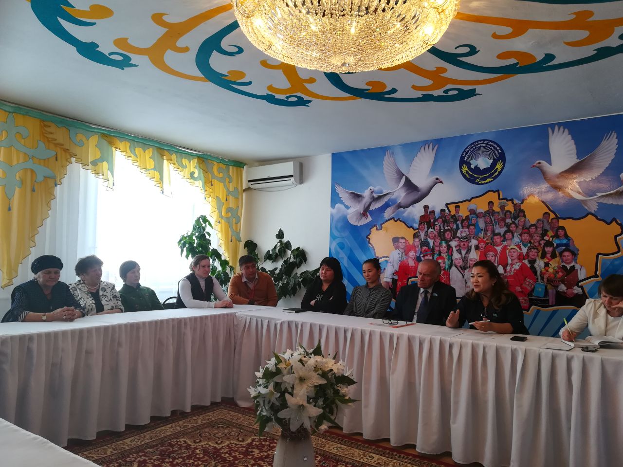Расширенное заседание в Бескарагайском Доме Дружбы