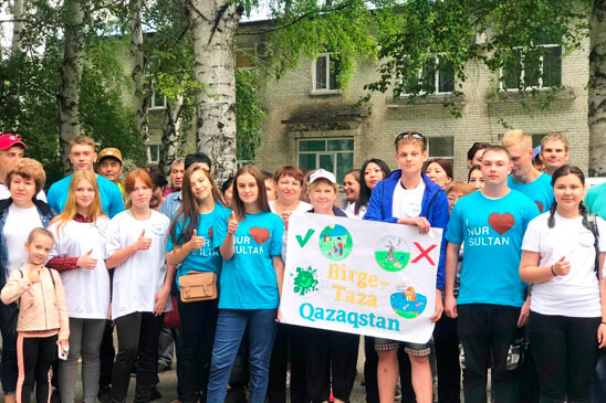 Акция #Birge #TazaQazaqstan: Министр экологии Казахстана бросил вызов регионам. Регионы активно поддержали. 