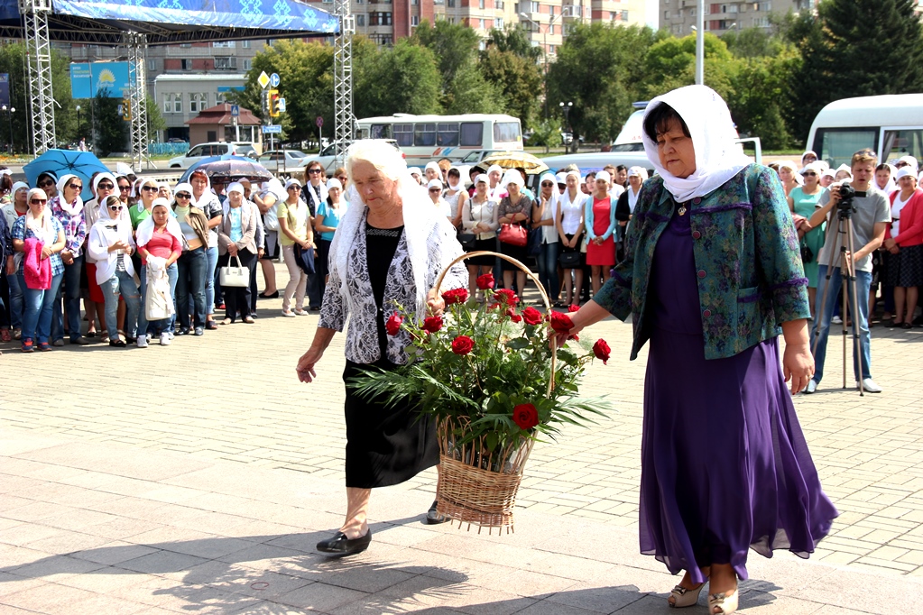 «Марш матерей за мир», в рамках Республиканской акции «Ақ орамал»