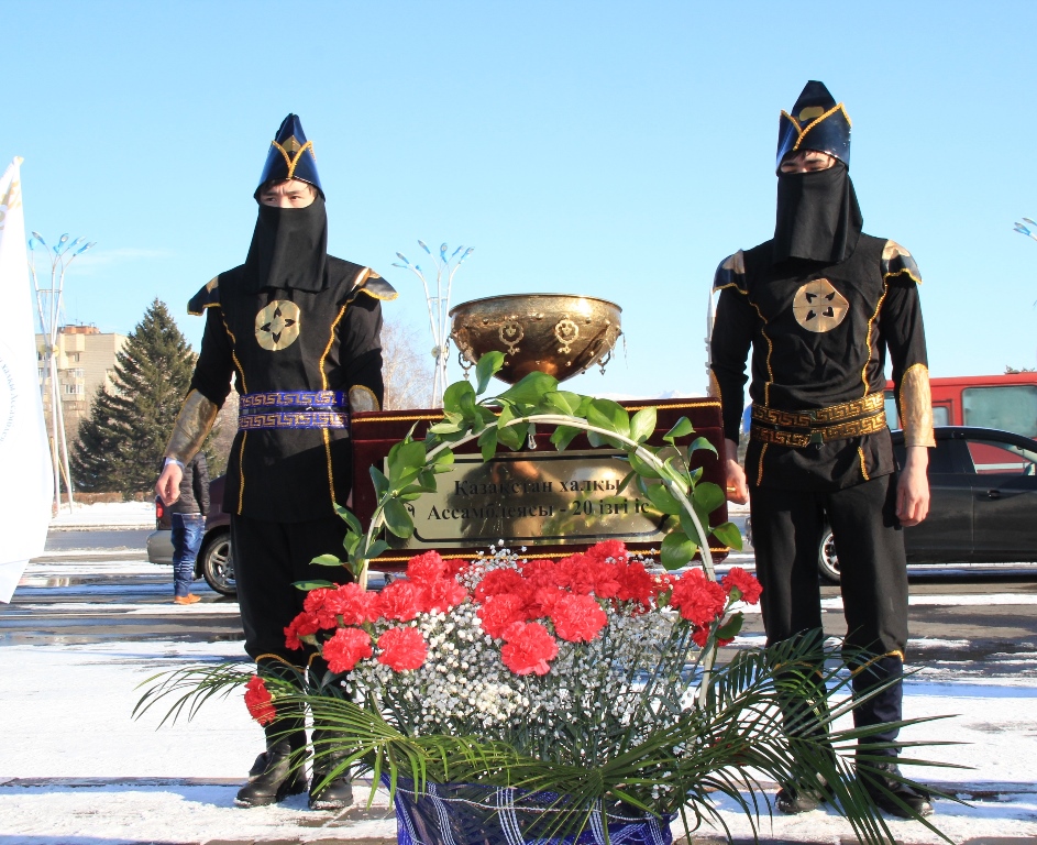 Встреча символа Тайказан в городе Усть-Каменогорске